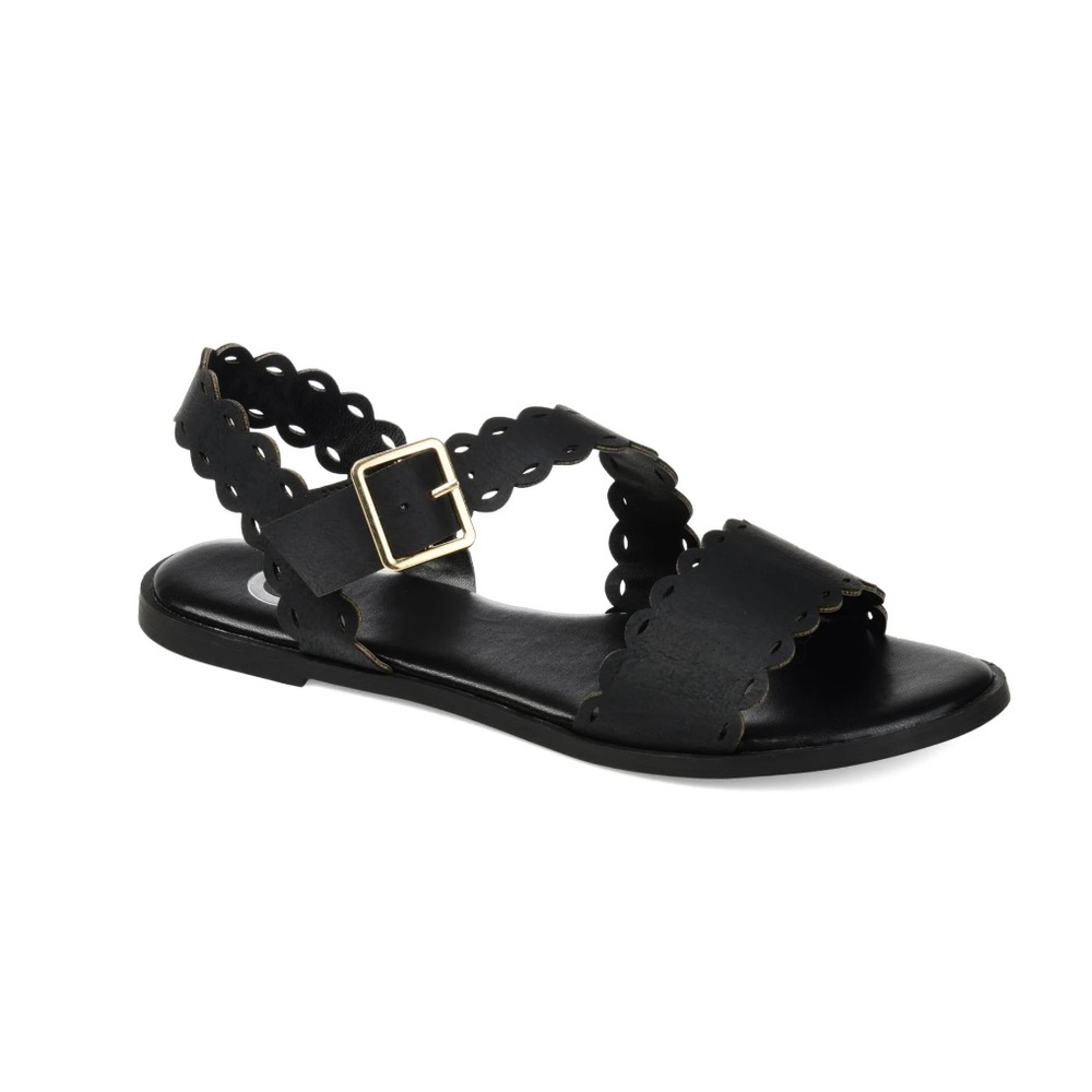 Journee Collection Aubrinn Black Sandal Ladies size 12 NWOT